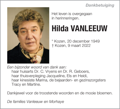 Hilda VANLEEUW