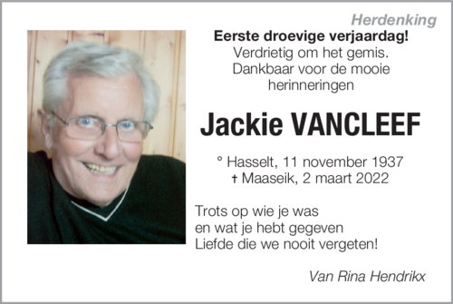 Jacky Vancleef