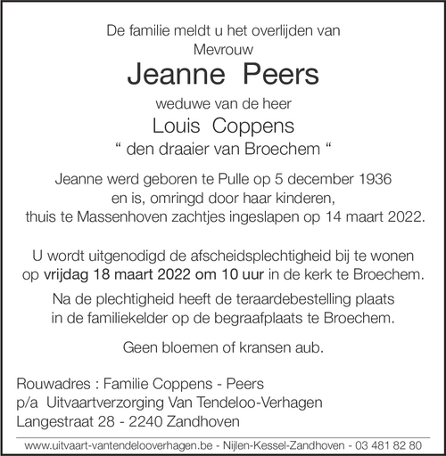 Joanna Peers