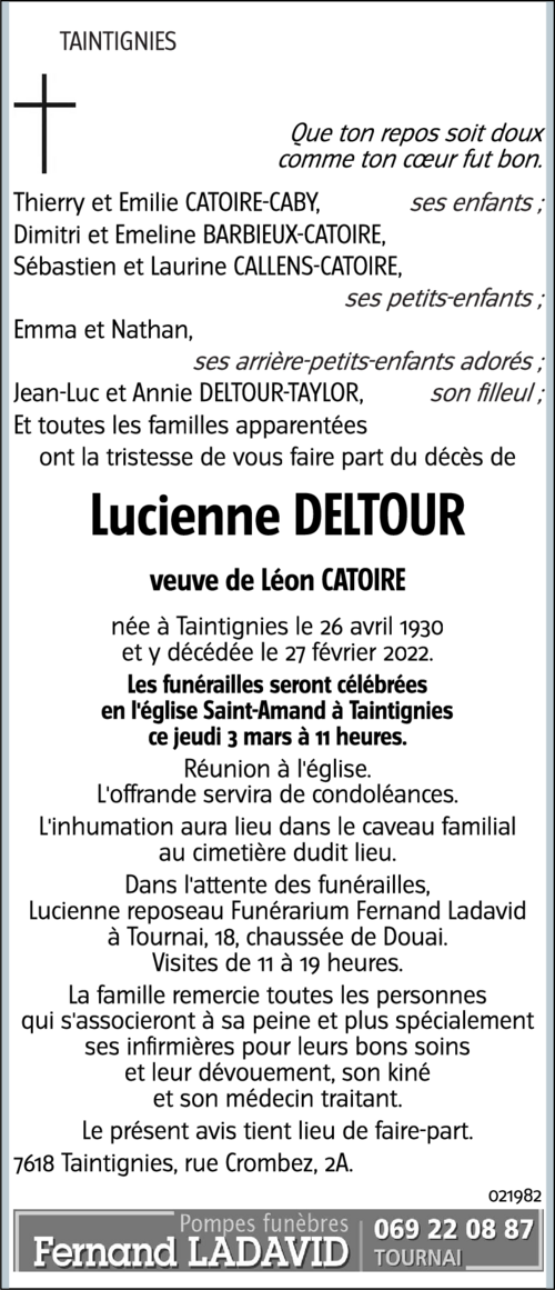 Lucienne DELTOUR