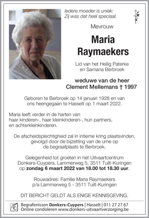 Maria Raymaekers