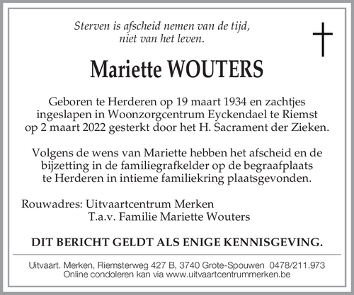 Mariette Wouters