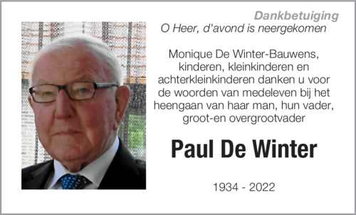 Paul De Winter
