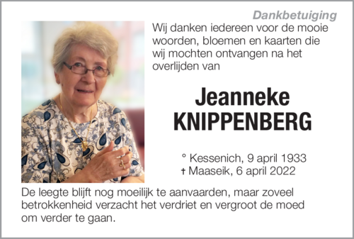 Jeanneke Knippenberg