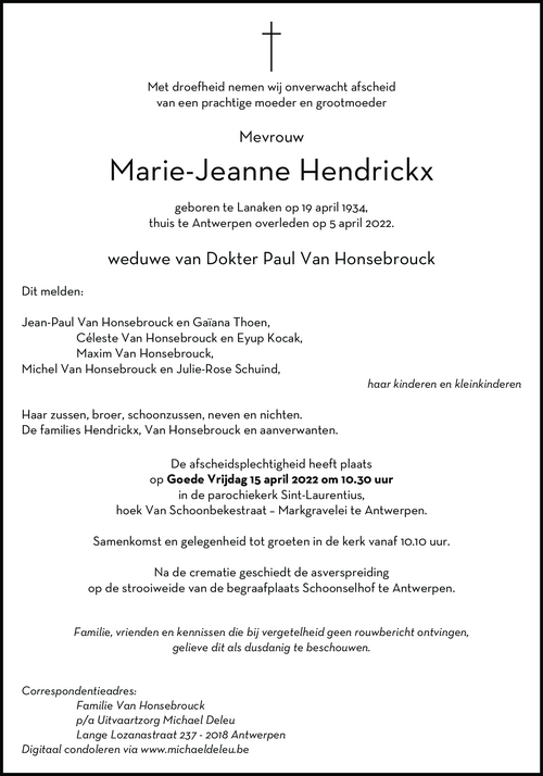 Marie-Jeanne Hendrickx