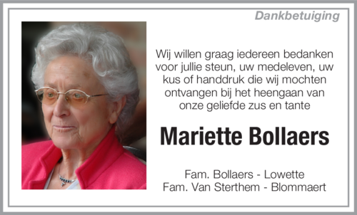 Mariette Bollaers