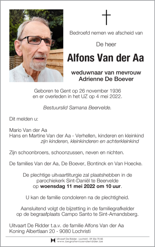 Alfons Van der Aa
