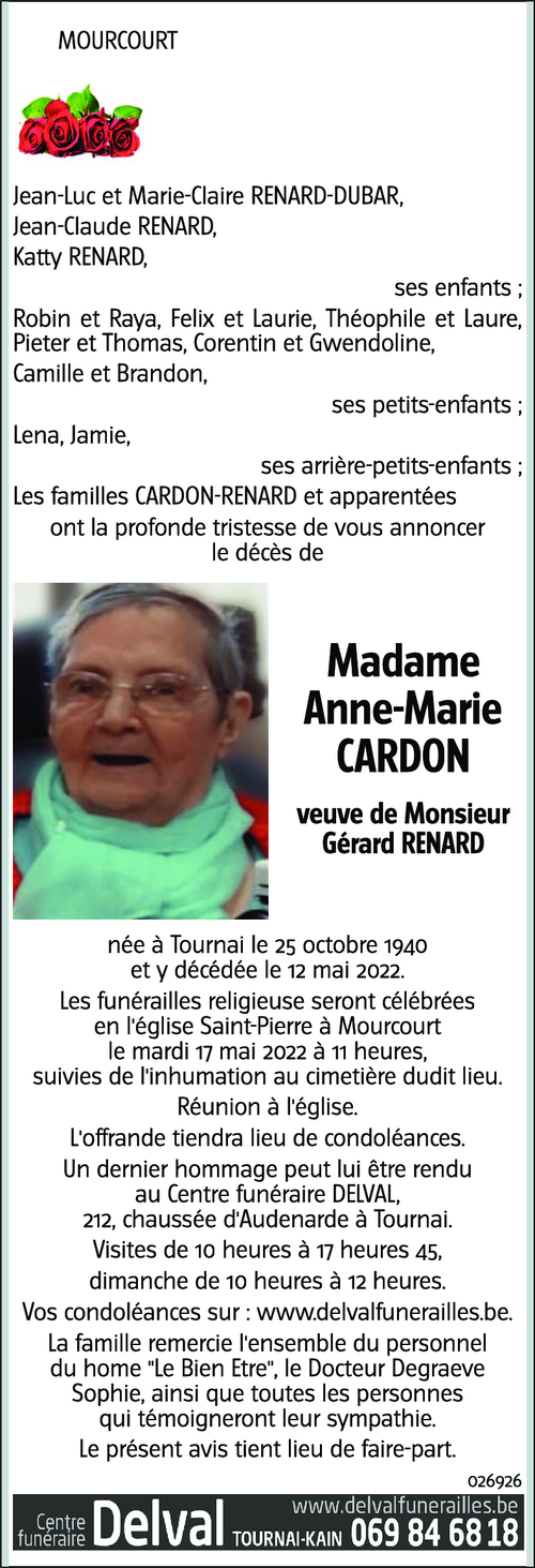Anne-Marie CARDON