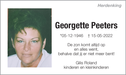 Georgette Peeters
