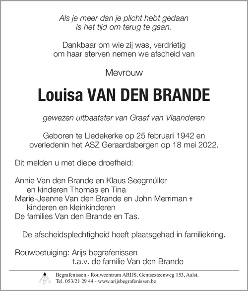 Louisa Van den Brande