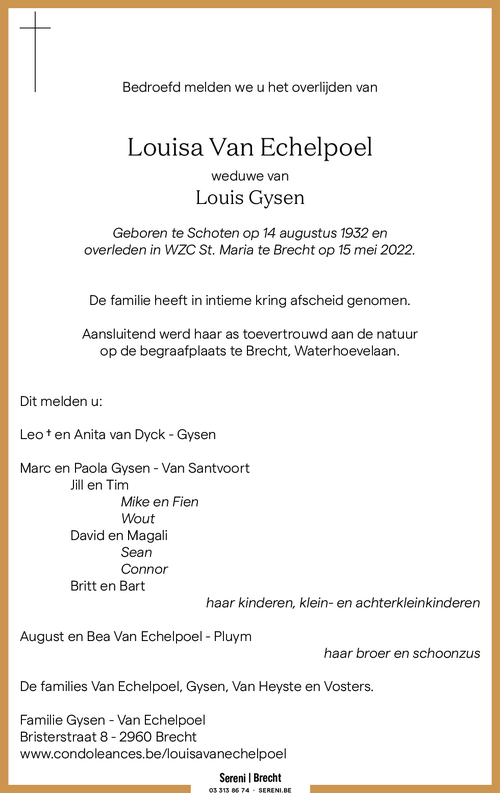 Louisa Van Echelpoel