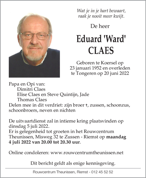 Eduard Claes