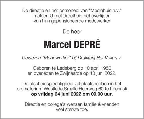 Marcel Depré