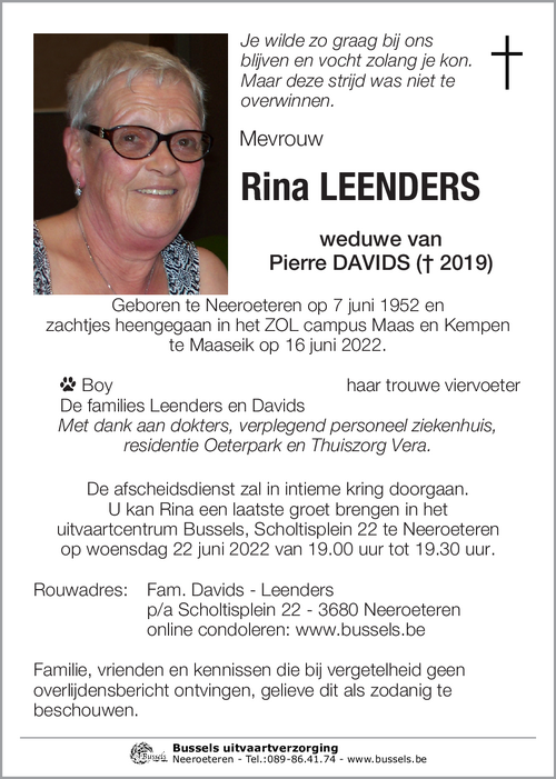 Rina LEENDERS