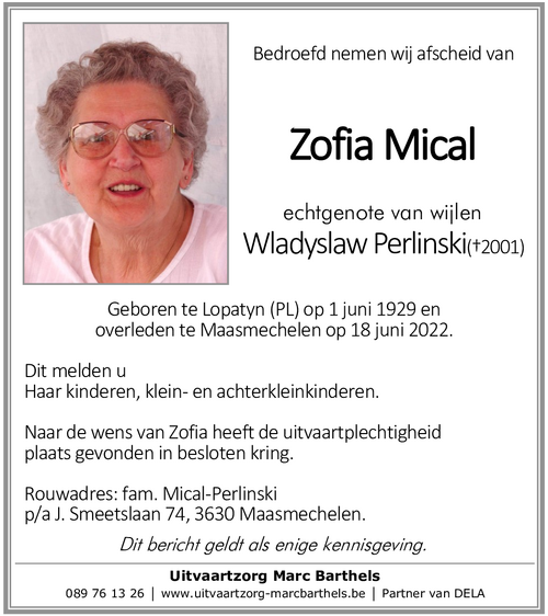 Zofia Mical