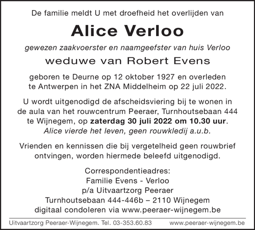 Alice Verloo