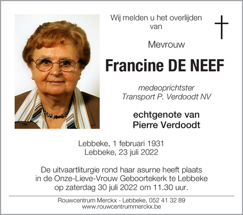 Francine De Neef