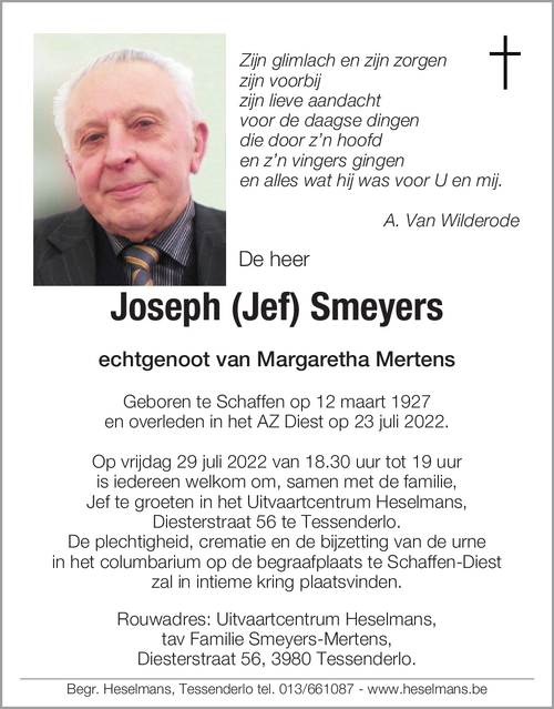 Joseph Smeyers