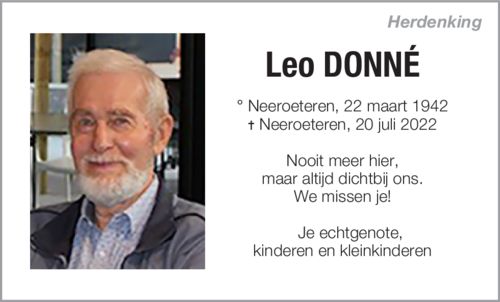 Leo DONNÉ