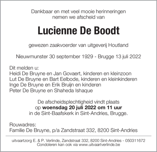 Luciana De Boodt