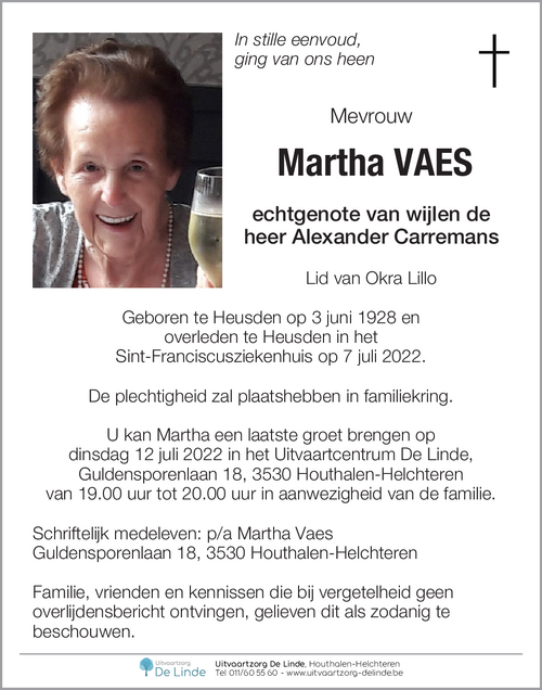 Martha Vaes