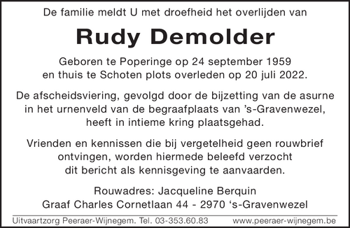 Rudy Demolder