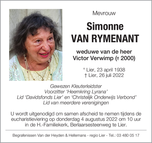 Simonne Van Rymenant