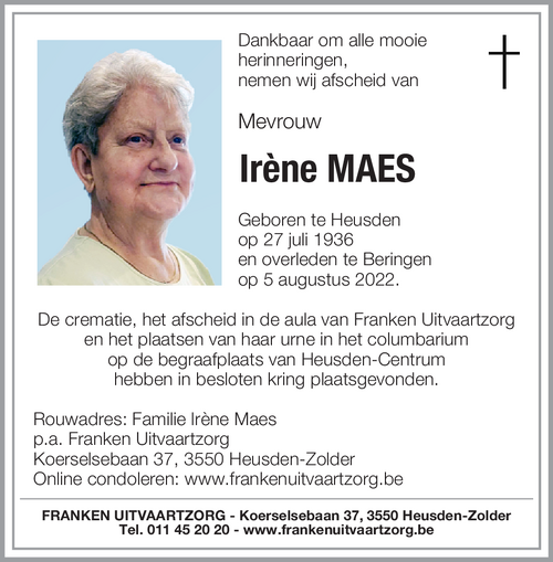 Irène Maes