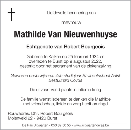 Mathilde Van Nieuwenhuyse