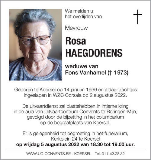 Rosa Haegdorens