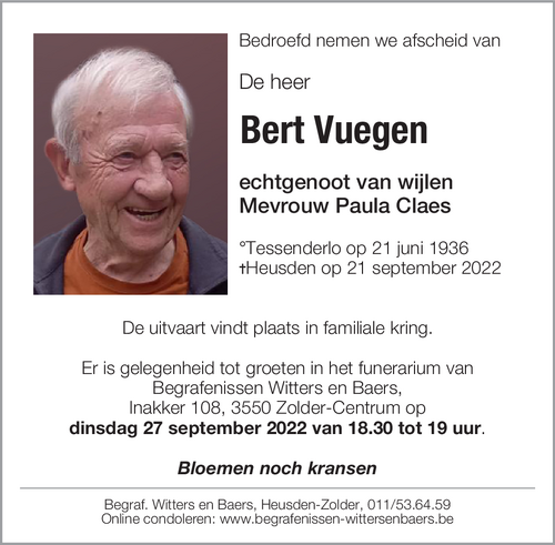 Bert Vuegen