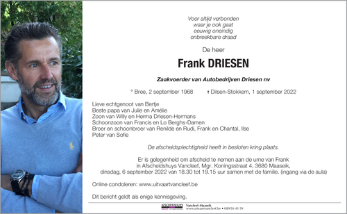 Frank Driesen