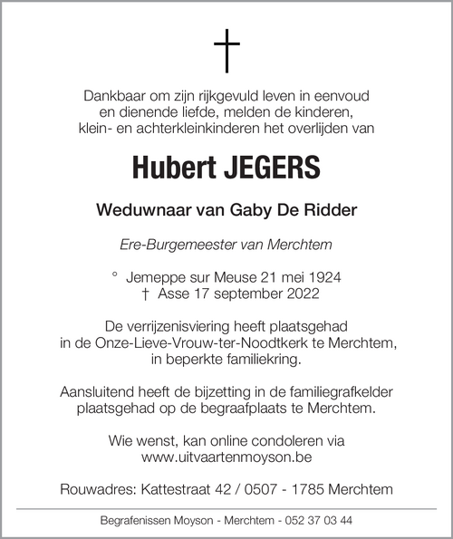 Hubert Jegers