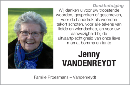 Jenny Vandenreydt