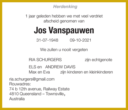 Jos Vanspauwen