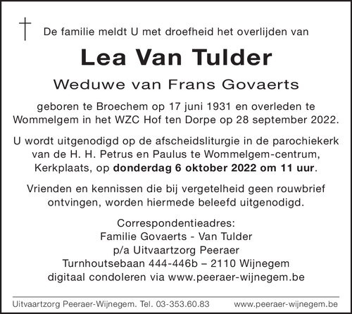 Lea Van Tulder