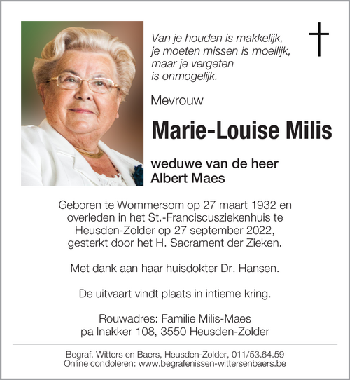 Marie-Louise Milis