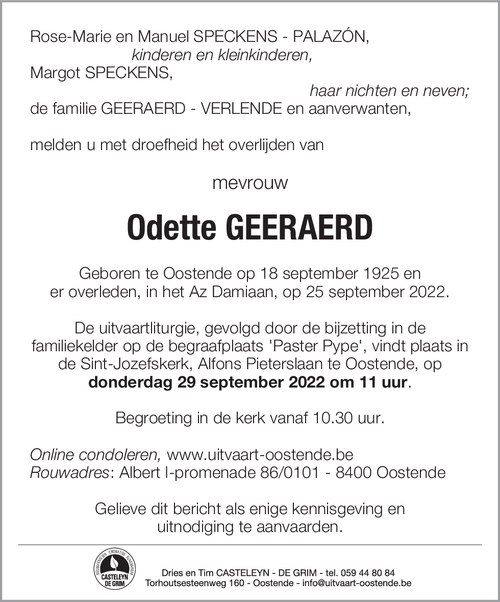 Odette Geeraerd