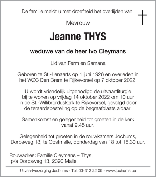 Jeanne Thys