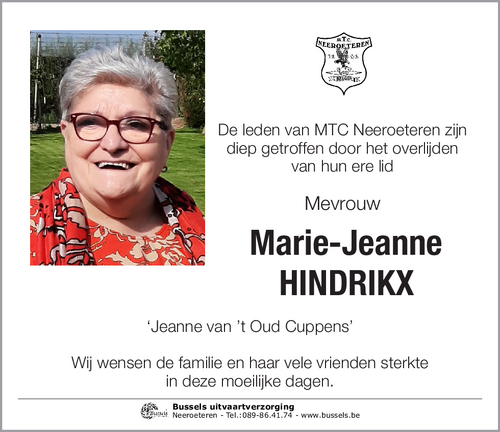 Marie-Jeanne HINDRIKX