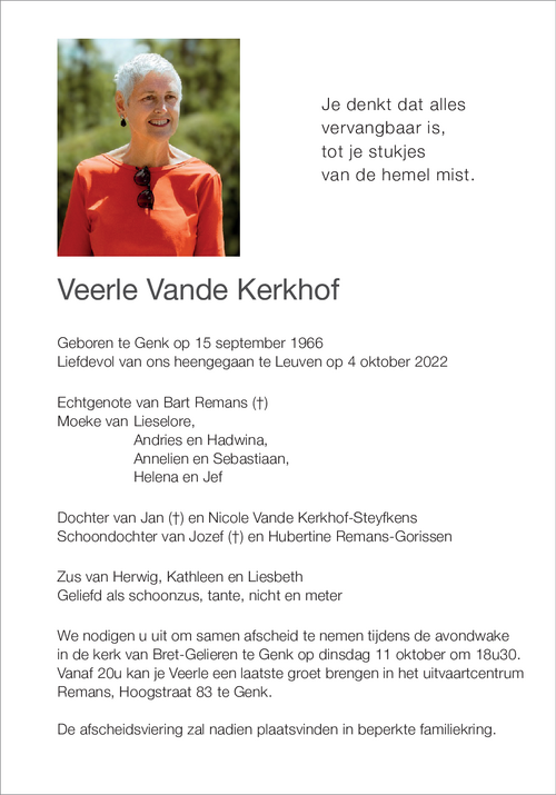 Veerle Vande Kerkhof