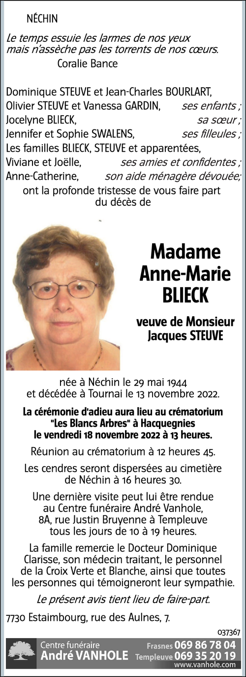 Anne-Marie BLIECK