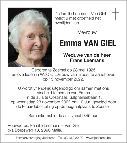 Emma Van Giel