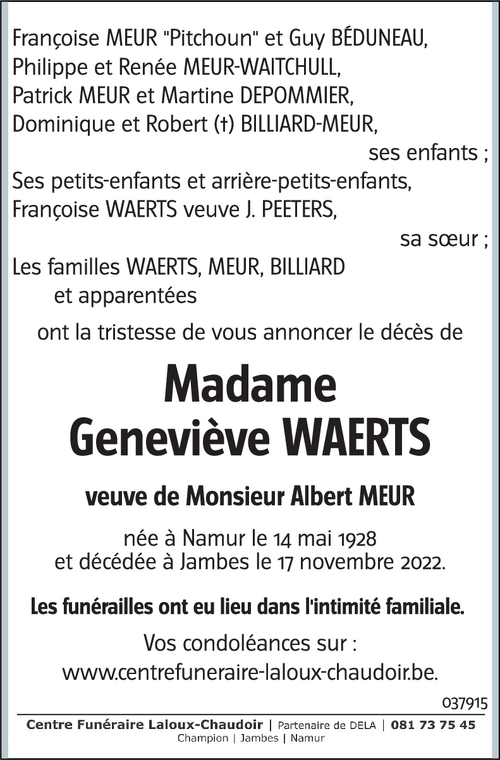 Geneviève WAERTS