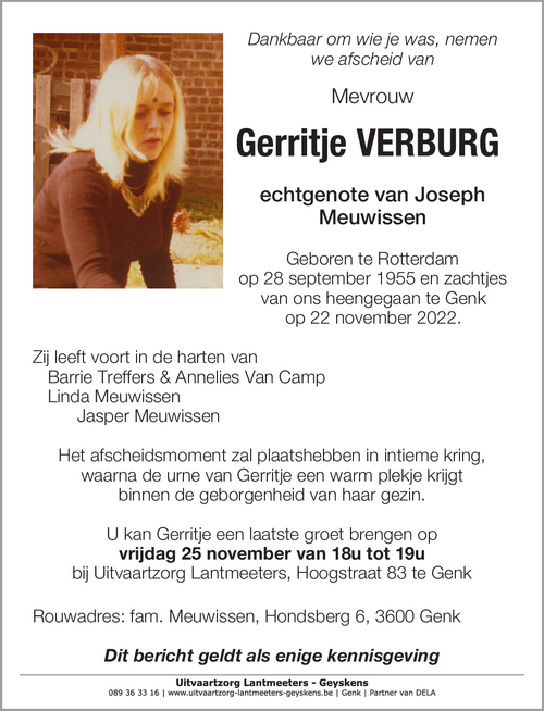 Gerritje Verburg