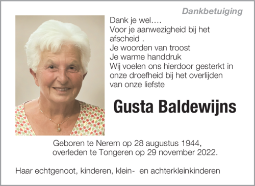 Gusta Baldewijns