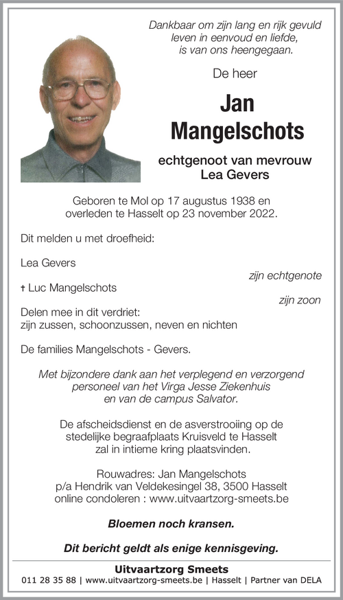 Jan Mangelschots