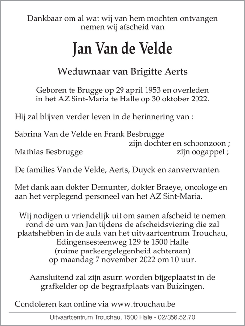 Jan Van de Velde