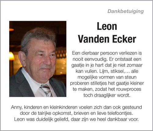 Leon Vanden Ecker