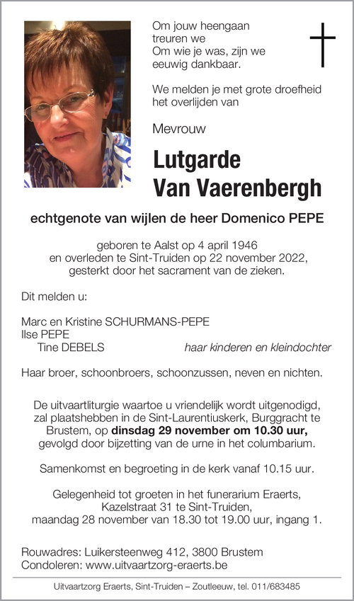 Lutgarde Van Vaerenbergh
